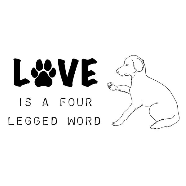 Love Is A Four Legged Word (Floppy Ears) Thumbnail
